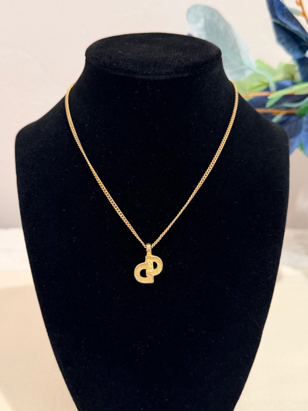 Christian Dior CD Enamel & Crystal Necklace - Picture 10 of 11